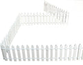 Fairy Garden Miniature Fence Accessories: Decorative White Wooden Picket Fence by Unknown