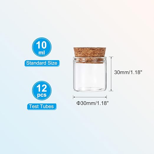 PATIKIL 10ml Test Tubes - Image 2