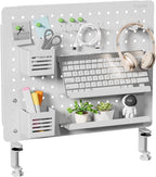 PEGZONE Clamp on Desk Pegboard, 20.4" x 16.5", by Pegzone