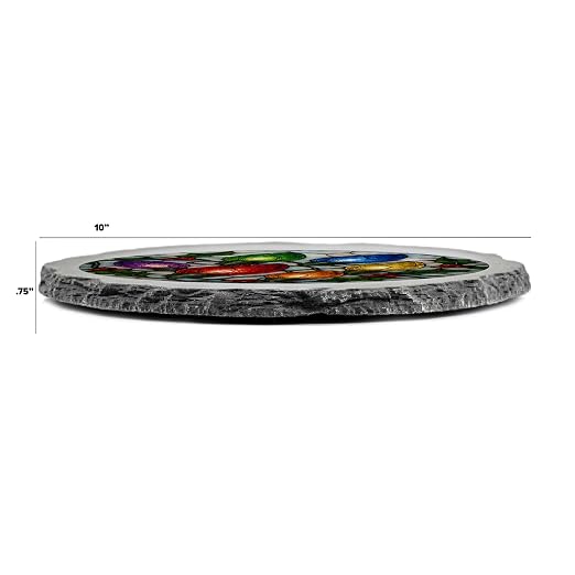 Magnolia Garden 10-Inch Christmas Light Strand Stepping Stone - Image 2