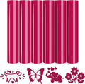 Tintnut Sangria Red Heat Transfer Vinyl, easy cut & weed, stretch washable by Tintnut