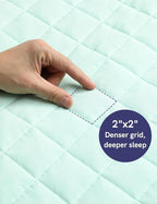 YnM King Size Weighted Blanket for Adults, Exclusive Smallest Compartments - Image 8