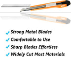 9mm Snap Off Utility Knife High Hardness Retractable Box Cutters - Image 4