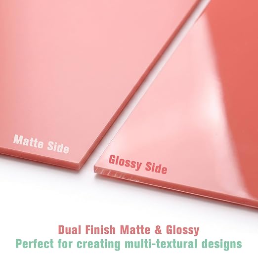 Macaron Pastel Acrylic Sheets 12x12-10 Pcs 1/8 Inch Thick, Dual Finish Matte & - Image 6