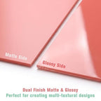 Macaron Pastel Acrylic Sheets 12x12-10 Pcs 1/8 Inch Thick, Dual Finish Matte & - Image 6