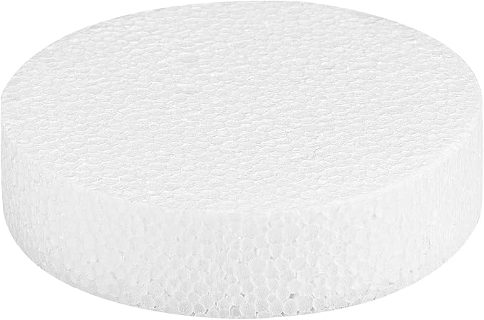 4 Inch 24-Pack Foam Circles for Crafts, Polystyrene Round Foam Disc for DIY - Image 5