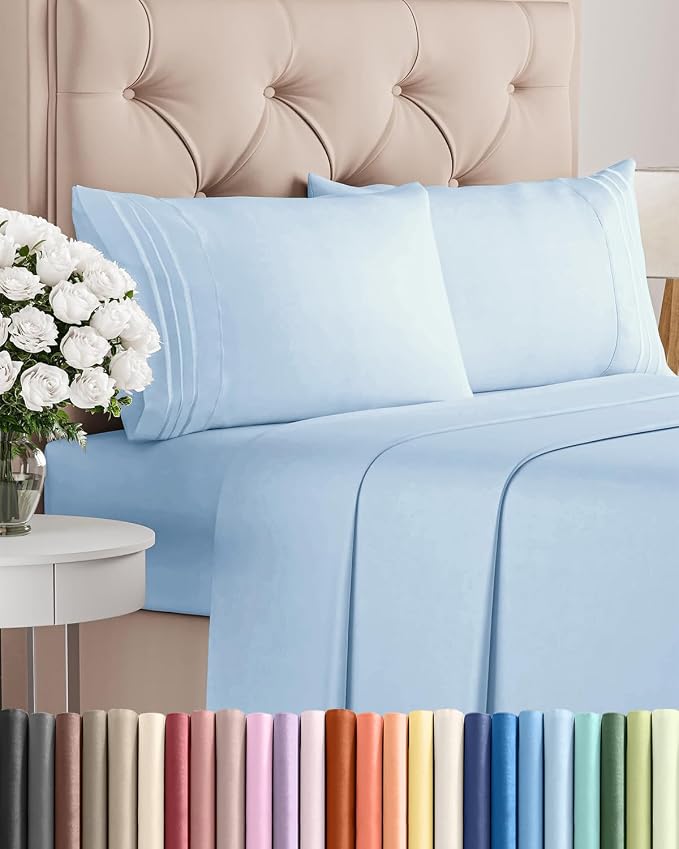 King Size 4 Piece Sheet Set by CGKUnlimited