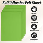 Biaungdo 6 Pcs 8 x 12 Inch Felt Fabric Sheets, Sage Green Square Felt Sheet | - Image 3