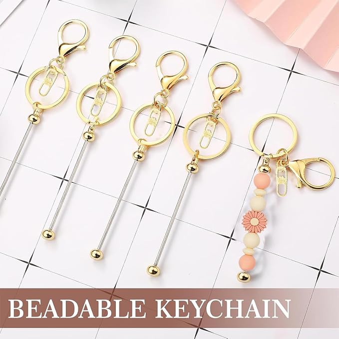 6 Pcs Beadable Keychain Bars Bulk - Image 4
