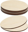 SHEUTSAN 8 PCS 10 Inch Round Basswood Circles, 1/4 Inch Thick Unfinished Wood by SHEUTSAN