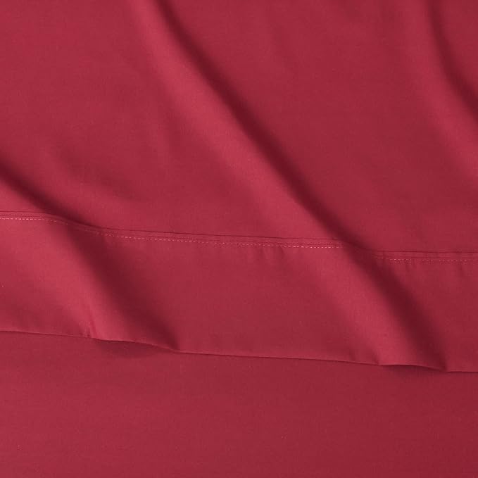 Amazon Basics Breathable, Wrinkle-Free, Ultra-Soft Microfiber 4 Piece Bed Sheet - Image 4