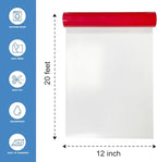 Red Heat Transfer Vinyl HTV Roll 12" x 20ft，Easy to Cut, Weed & Transfer - Image 2