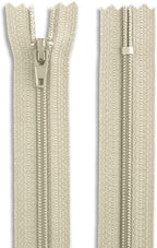 30 Inch Nylon Coil Zipper Natural Color, Non Separating Closed-End Sewing Zipper - Image 3