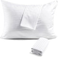 FAUNNA 600TC 100% Cotton Pillow Protectors, King Size, 4 Pack, Oeko-TEX by FAUNNA