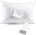 FAUNNA 600TC 100% Cotton Pillow Protectors, Queen Size, 4 Pack, Oeko-TEX by FAUNNA