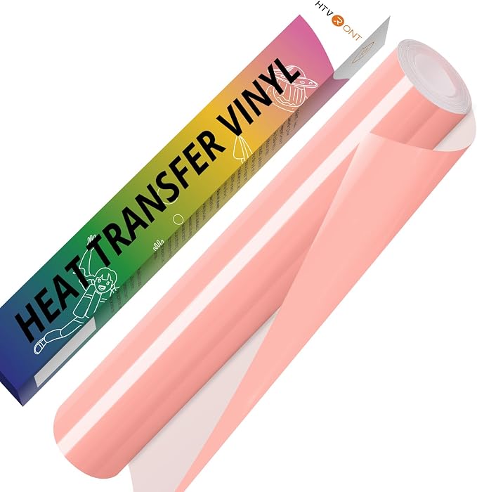 HTVRONT Peach HTV Vinyl Roll by HTVRONT