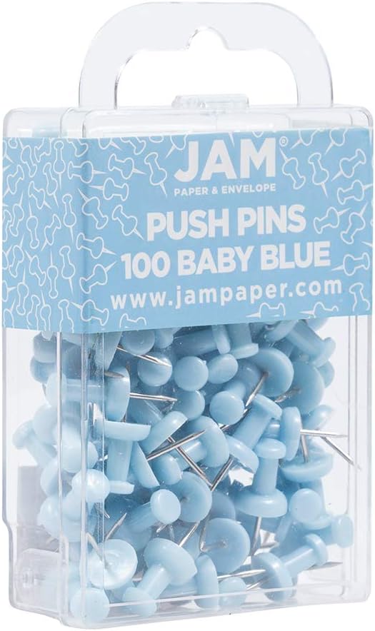 JAM PAPER Colorful Push Pins - Image 2