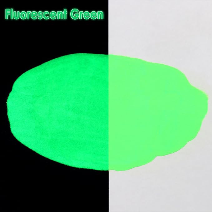 Matio Glow in The Dark Pigment Powder, 15g/0.5oz Fluorescent Green Pigments | - Image 2
