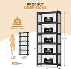 Magshion Display Cabinet with Acrylic Doors, 67.5" Tall, Balck | Full 4-Side - Image 2