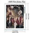Dreamcatcher Cross Stitch Kits for Adults Beginner, Flower Counted Cross Stitch - Image 2