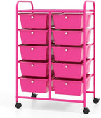 BECOMFORT 10-Drawer Rolling Cart by BECOMFORT