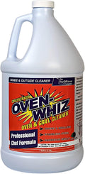 1 Gallon (128 Oz.) Oven-Whiz Oven & Grill Cleaner by FryOilSaver Co., Removes Tough Stains, Carbon, Grease & Food Burnt for BBQ Grills, Ovens, Grates for Home Kitchens, Restaurant, Food Trucks & Diner