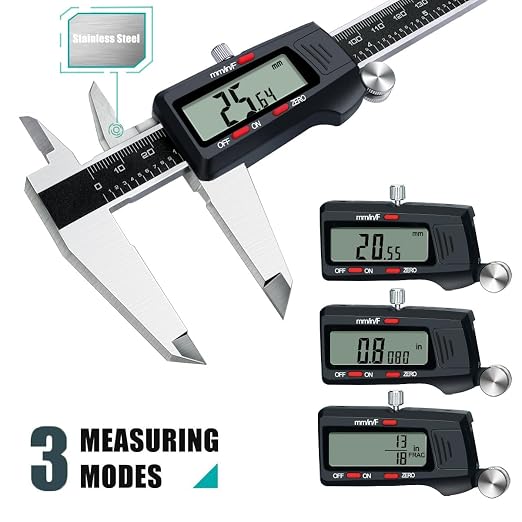 Kynup Digital Caliper, 8 Inch Micrometer Caliper Tool, Vernier Caliper Gages - Image 4