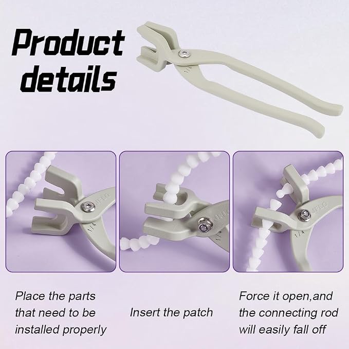 OLYCRAFT Alloy Mounting Pliers Alloy Pliers 12/14/16mm Height Doll Skeleton - Image 4