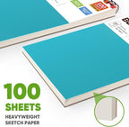 Soucolor Sketchbook 9x12, 100 Sheets Drawing Pad, Art Sketch Book - Image 5