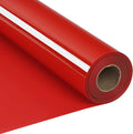 RENLITONG Red Iron on Vinyl 12Inch by 20ft Roll Heat Transfer Vinyl by RENLITONG