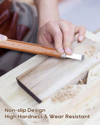 UCEC 12 Pack Linocut Wood Carving Tools Set Linoleum Hand Wood Carving Kit - Image 6