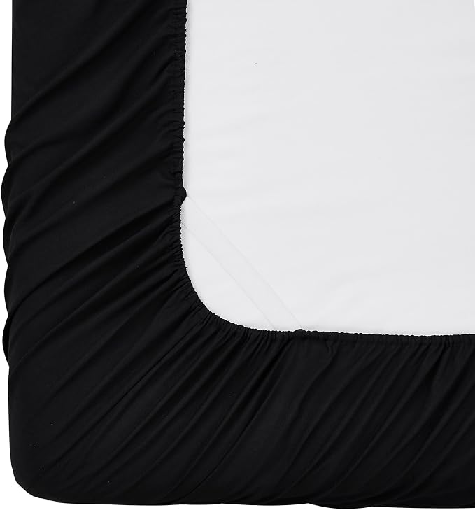 Twin XL Fitted Sheet Only with Full Elastic & Built in Corner Sheet Straps to - Image 5