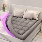 BDEUS Dual Layer 5 Inch Memory Foam Mattress Topper Twin Size, 2 Inch Gel by BDEUS