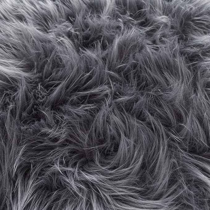 Faux Fake Fur Long Pile Luxury Shaggy/Craft, Decorations / 60" Wide/Sold by The by FabricEmpire