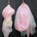Light Pink Iridescent Organza Fabric - Image 2