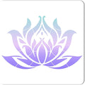 GORGECRAFT 12"X12"Lotus Flower Stencil Mandala Sacred Templates Yoga Reusable by GORGECRAFT