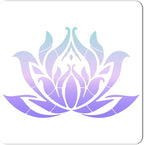 GORGECRAFT 12"X12"Lotus Flower Stencil Mandala Sacred Templates Yoga Reusable by GORGECRAFT