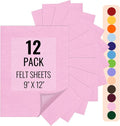 IONTACH 9" X 12" Felt Fabric Sheets 1.6mm Thick | Soft Felt by IONTACH