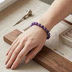 60pcs Smooth Natural Purple Agate Beads，6mm Dragon Vein Gemstone Round Loose - Image 6