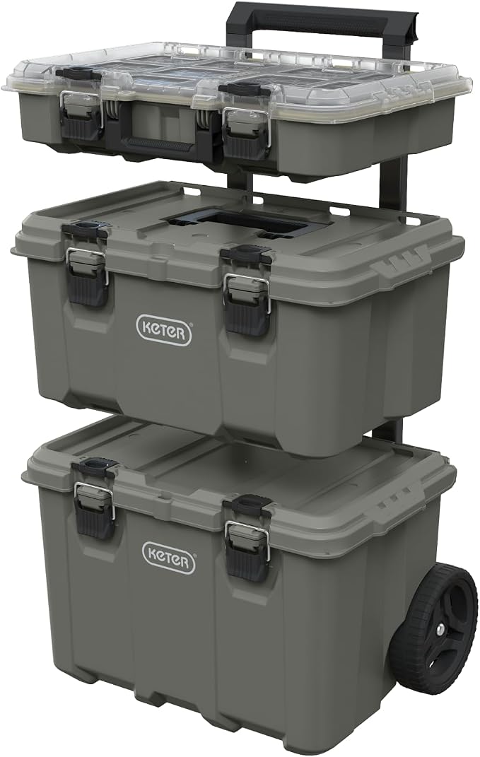 Keter Stack-n-Roll Modular Tools Organizer by Keter