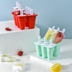 Popsicle Molds ，6 Pieces Silicone Ice Pop Models Popsicle Models Reusable Easy - Image 4