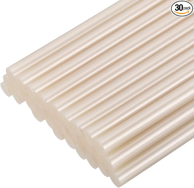 uxcell 30pcs Mini Hot Glue Gun Sticks 4-inch x 0.27-inch High Sticky Small Hot by uxcell