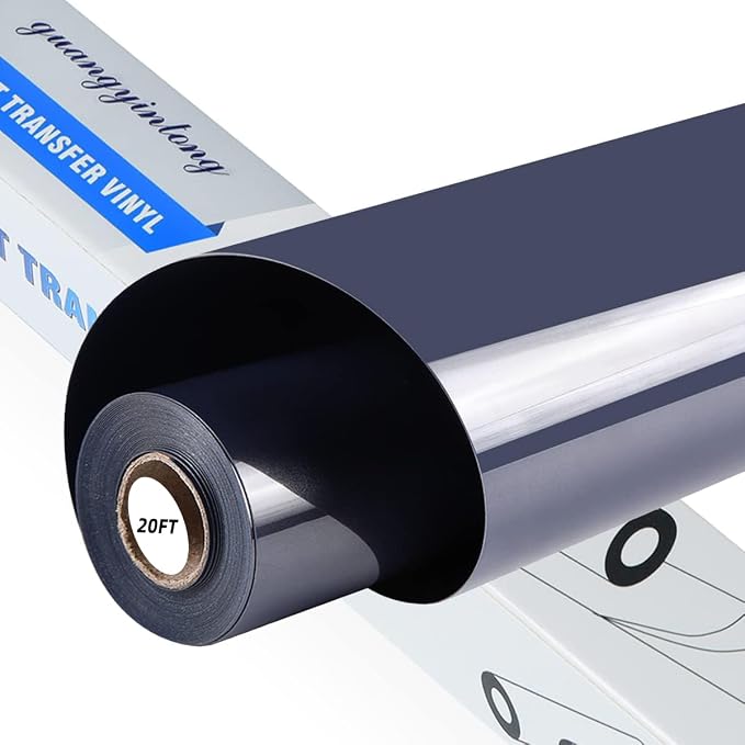 guangyintong Heat Transfer Vinyl Navy Blue HTV Rolls, Glossy Surface HTV Vinyl by guangyintong