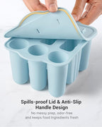 Popsicle Molds for Kids, 9 Pieces Popsicles Molds Silicone BPA- Free Popsicle - Image 7