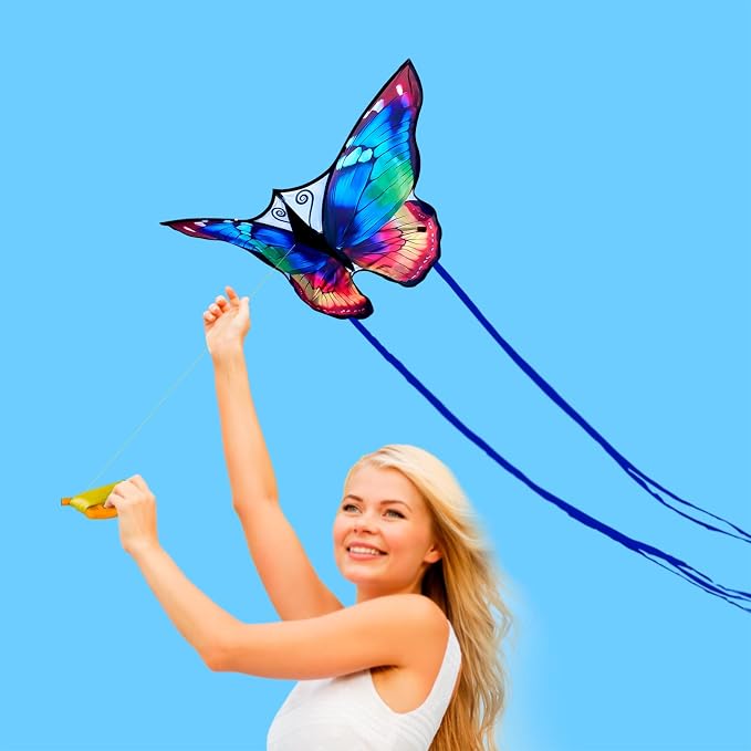 Beautiful Butterfly Kites for Kids & Adults Easy to Fly，Kites for Beach Trip - Image 8