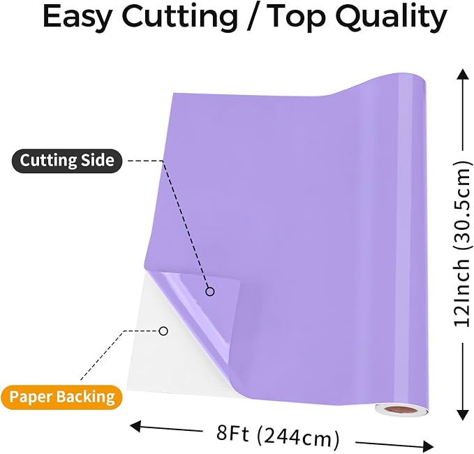 IModeur Glossy Purple Permanent Vinyl - Image 2