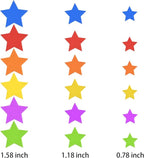 Coopay Star Foam Stickers Self-Adhesive Star Stickers Assorted Colors - Image 3