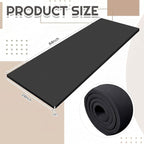 Amylove 1 Pack Polyurethane Foam 1/2" x 24" x 84" High Density Cushion - Image 2