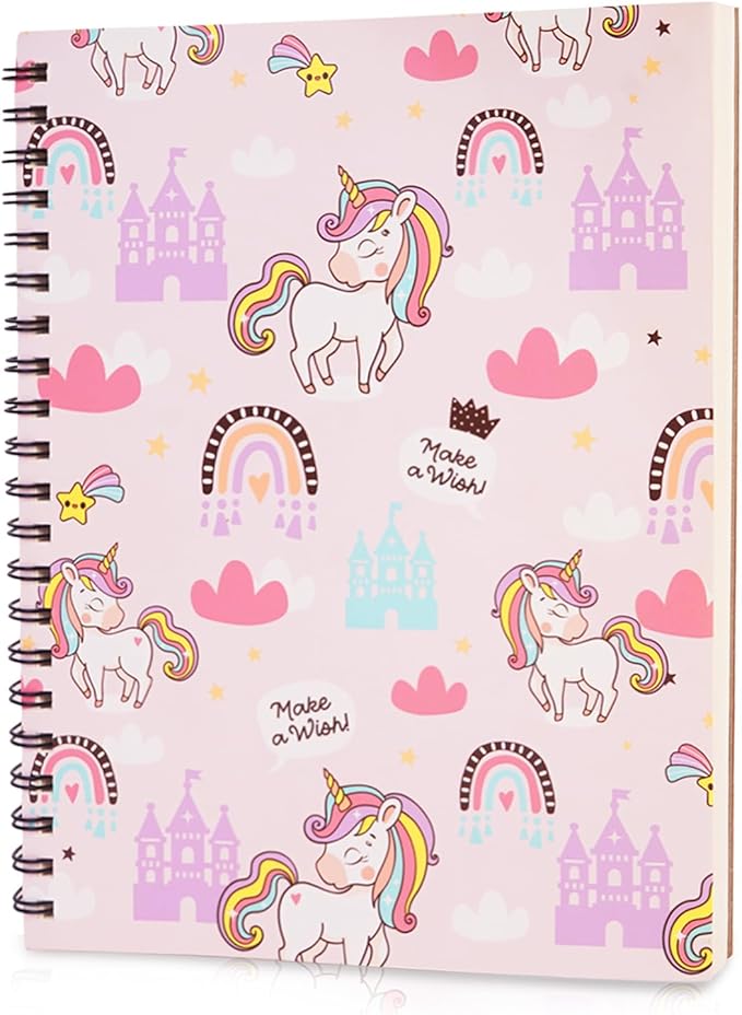 conda 8.5 x 11 Inch Sketchbook, Top Spiral Bound Sketch Pad, 100 Sheets by CONDA