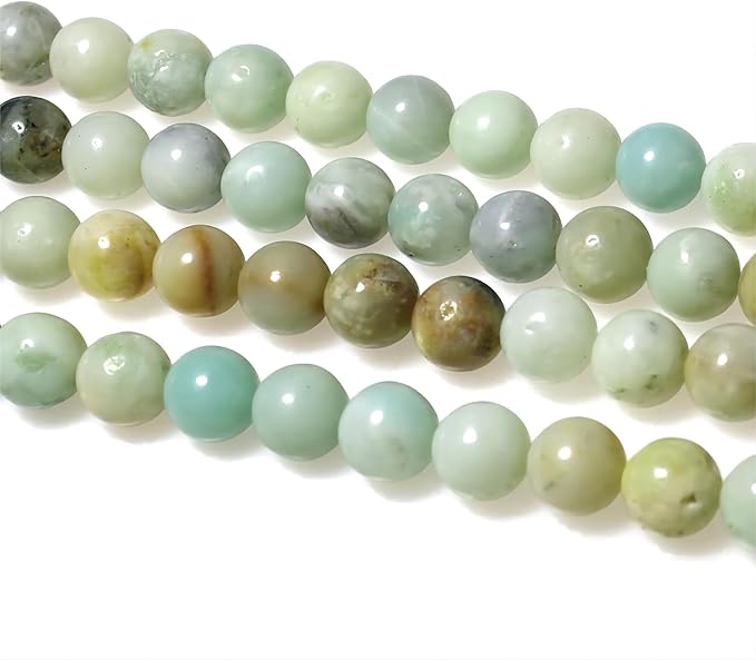 MJDCB Natural Stone Beads Multicolor Amazonite Round Loose Beads - Image 5